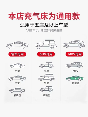 Vehicle-mounted inflatable bed — inflatable bed, car air mattress