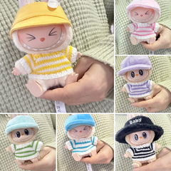 【Only Clothes】First and Second Generation Blind Box Labyrinth Labubu Fashion Striped Series Sweaters Autumn and Winter Clothes