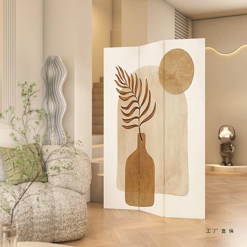 Modern Simple Folding Screen Partition Living Room Entrance Blocking Bed Decoration Mobile Bedroom Office Sofa Folding Screen