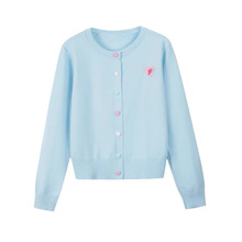 大朗毛衣女时尚元气软妹韩版长袖针织开衫多巴胺上衣女秋季外套