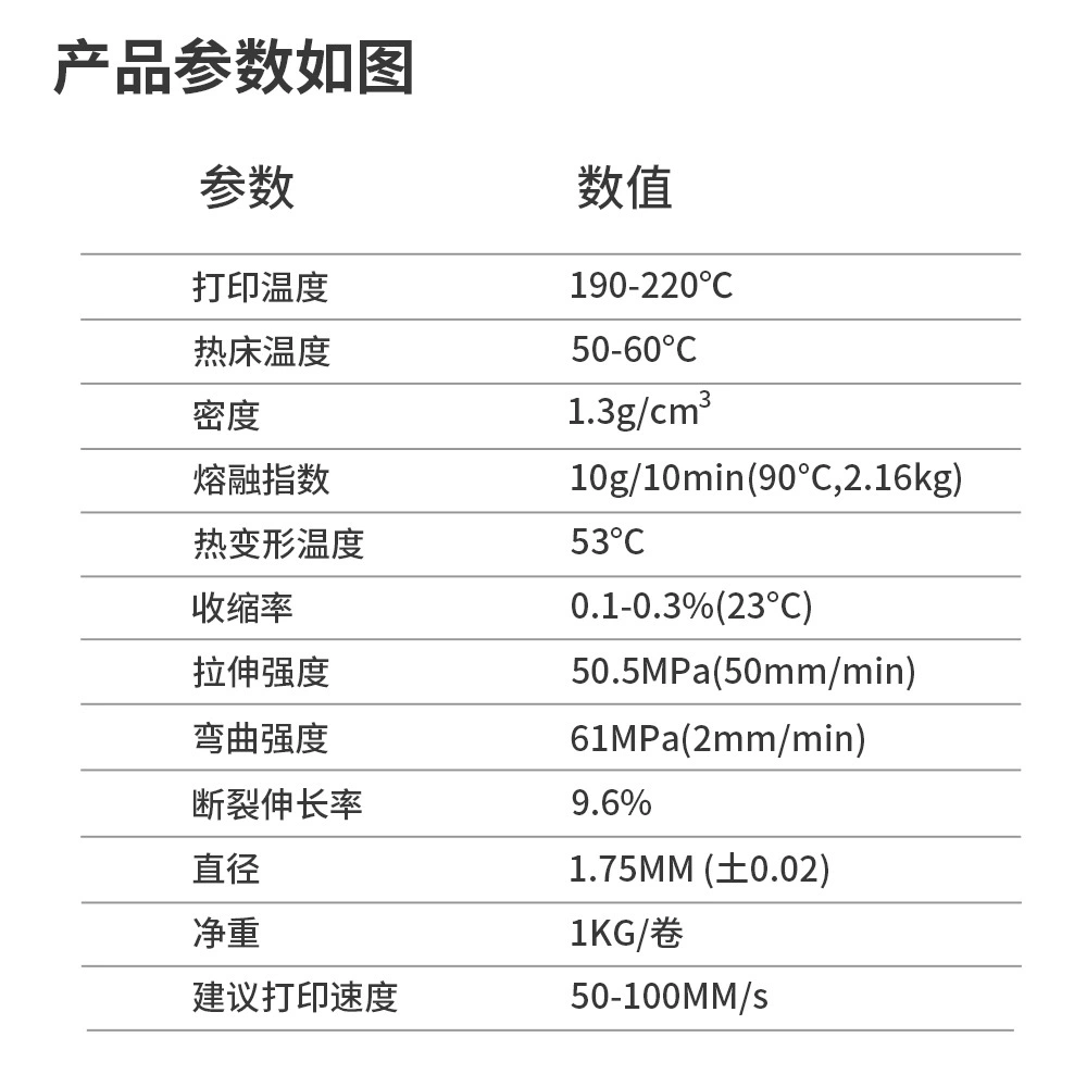 Jietai Technology Printer, 3D printing, PLA, 17.5mm