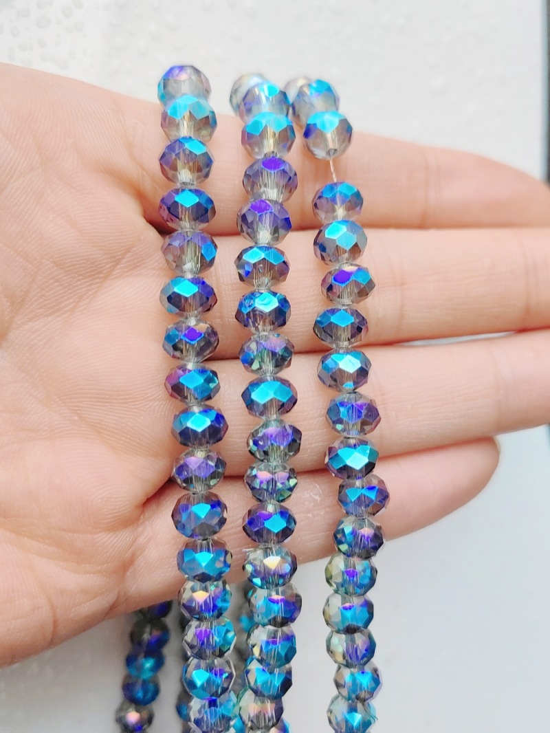 Electro -plated transparent blue