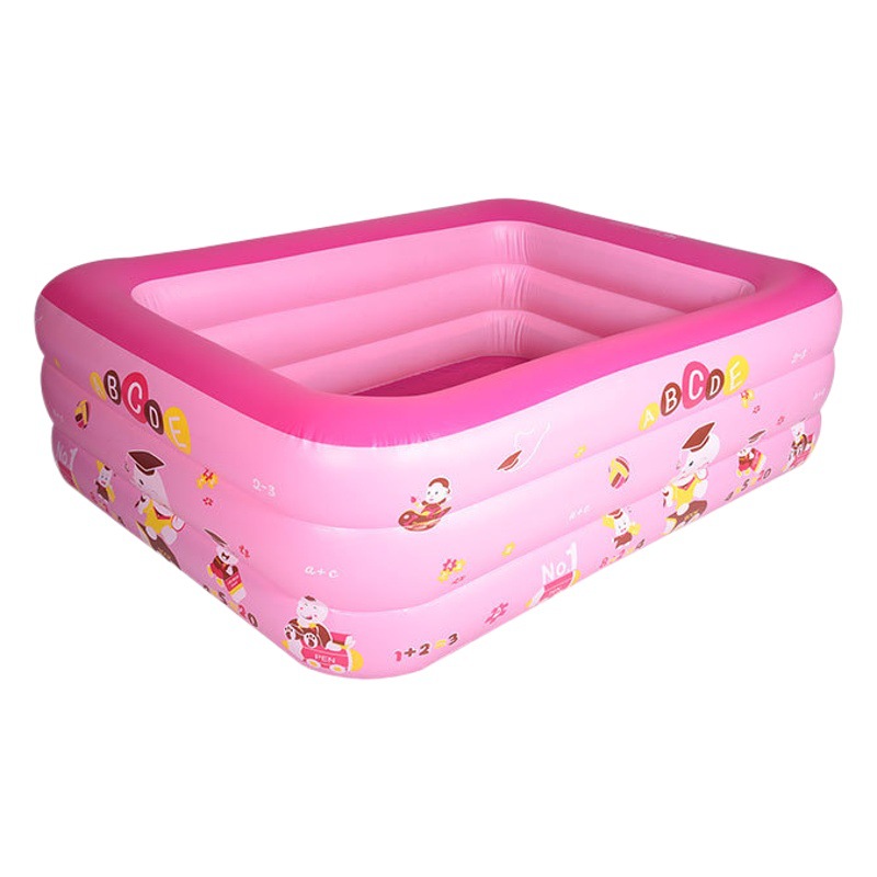 Piscina inflable al por mayor de fábrica para uso doméstico, piscina infantil para exteriores, bola oceánica engrosada, PVC ecológico, conveniente.