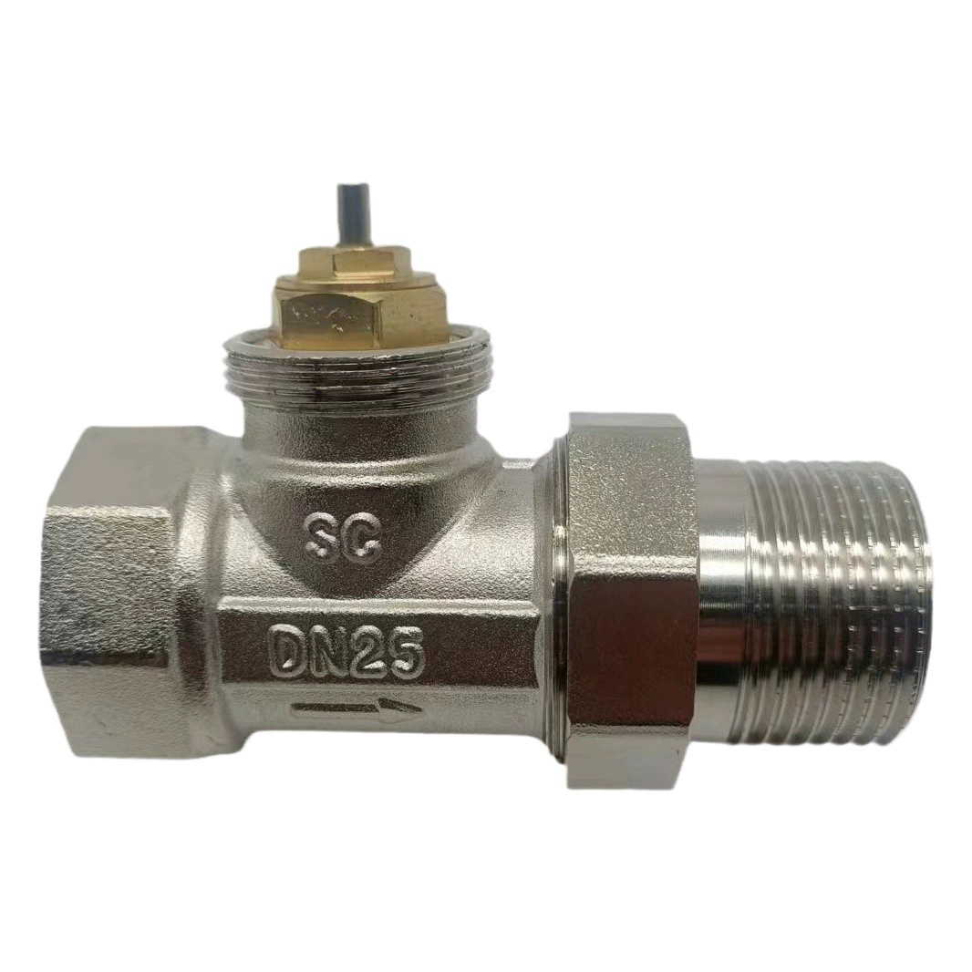 Прямой автоматический никелированный Термостатический регулирующий клапан PPR Подогрев грунтовых вод клапан автоматического управления клапан контроля температуры жидкокристаллическая панель