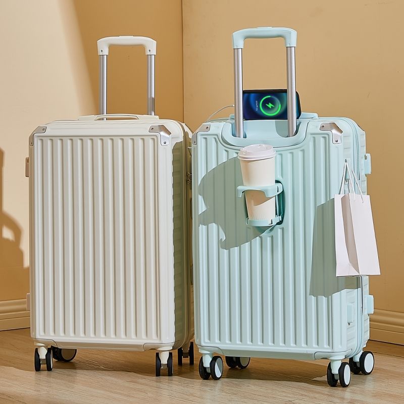 Universal capacious suitcase for men and women