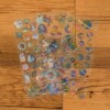 Crystal PVC, individual transparent epoxy resin, sticker, custom made