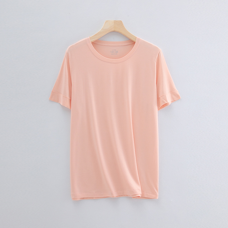 8762A 라이트 피치 핑크 탑