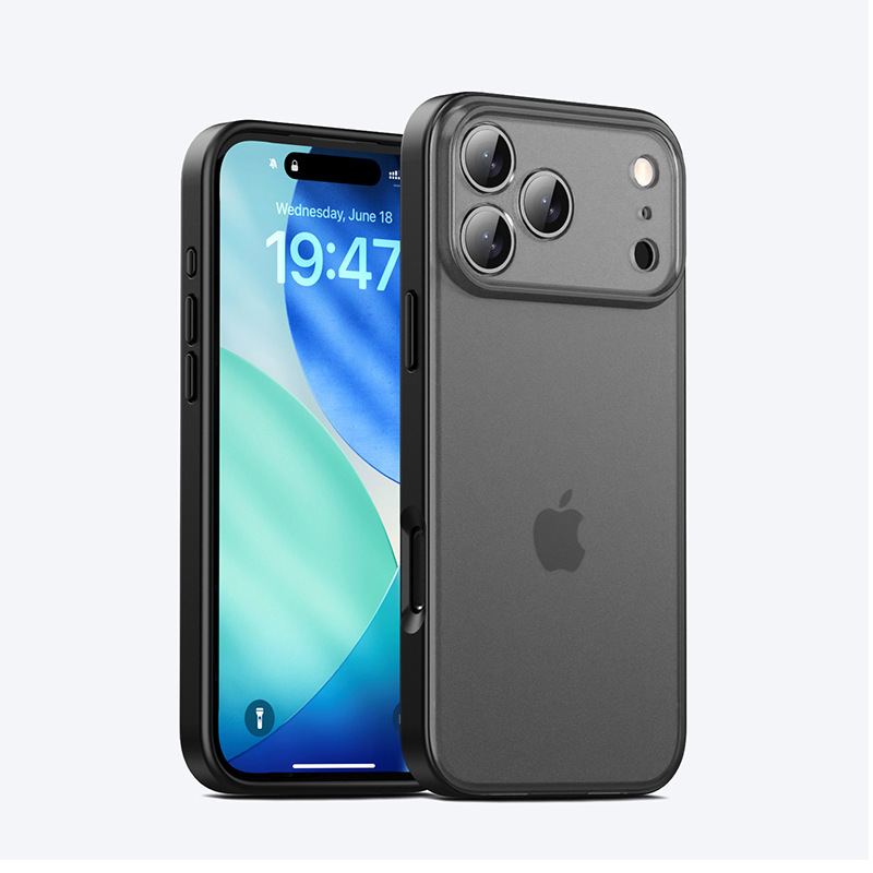 适用苹果17promax手机壳磨砂精孔iphone17pro保护套加厚防摔17壳|undefined