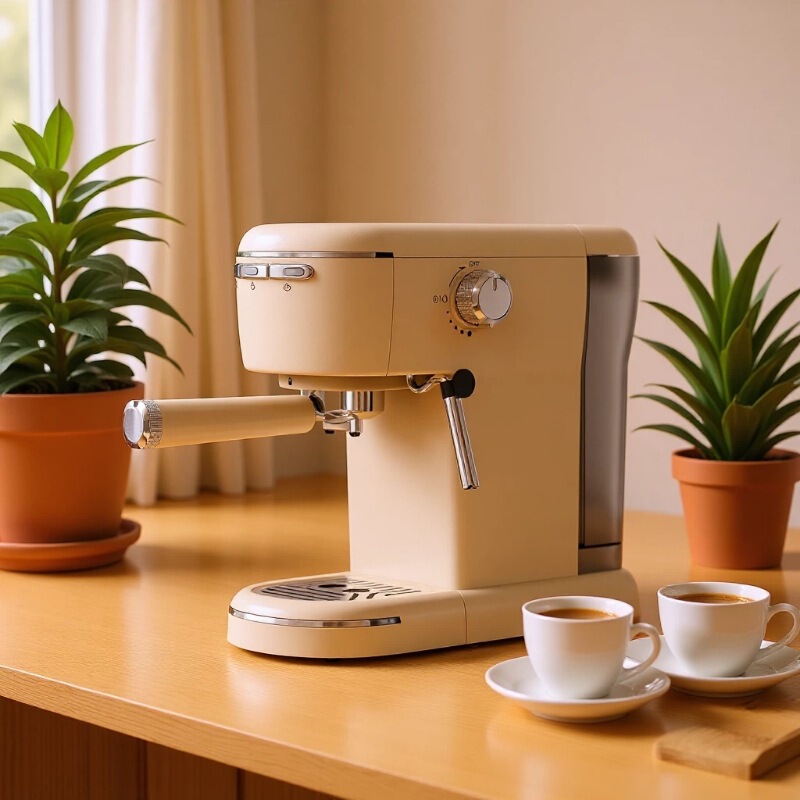 Coffee machine grinder bean machine household Italian semi-automatic coffee machine milk frother 15Bar high pressure milk American coffee 8 Coffee machine grinder bean machine household Italian semi-automatic coffee machine milk frother 15Bar high pressure milk American coffee 8