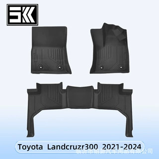 适用于丰田ToyotaLandcruzr300燃油2021-2024右舵3D全天候TPE脚垫