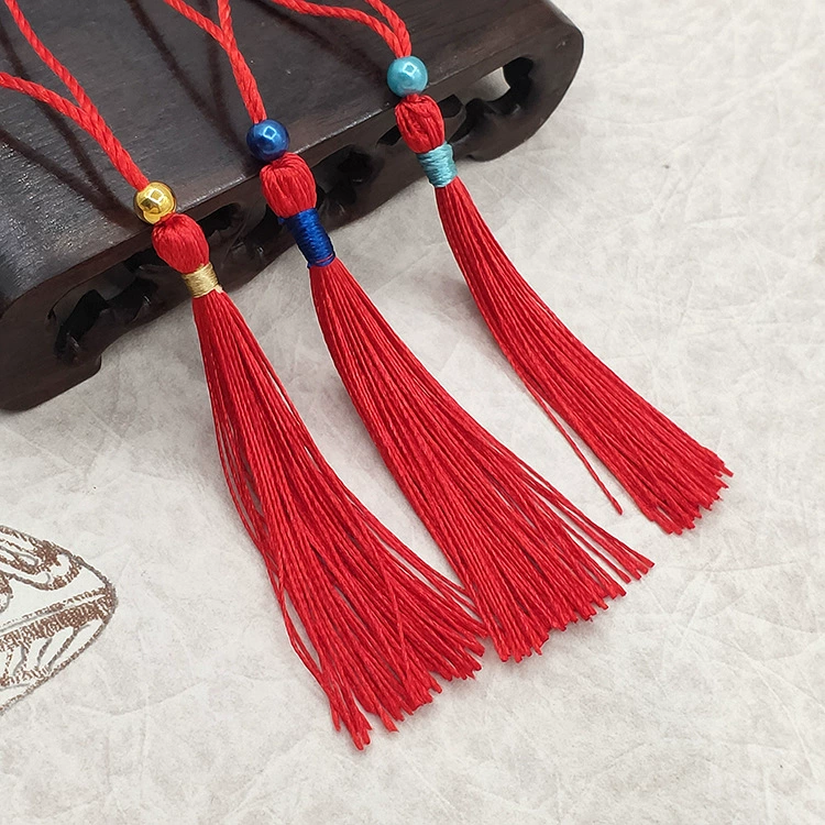 Бусины с кисточками висят кисточкой полиэстер сапфир синие бусины золотые бусины кисточка красный конверт конфетная коробка Закладка маленькая кисточка оптом