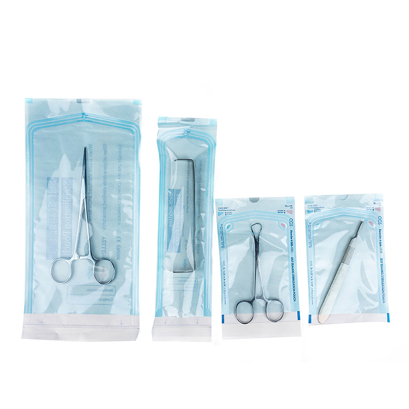 Bolsas de esterilización autosellables dentales, bolsas desechables de papel y plástico, bolsas de desinfección autosellables, bolsas de desinfección autoadhesivas para exportación