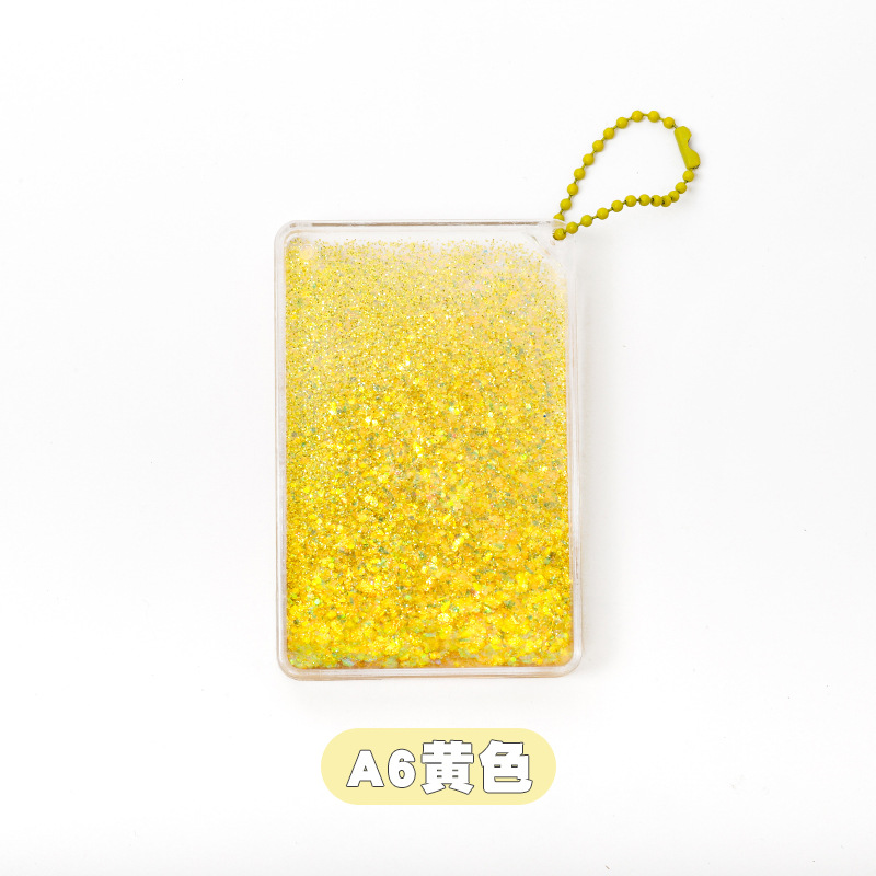 Quicksand Goo tarjeta ladrillo acrílico Mahjong cubo de hielo niños niña decoración especial Tarjeta de evaluación transparente Placa de ladrillo novias tía tarjeta