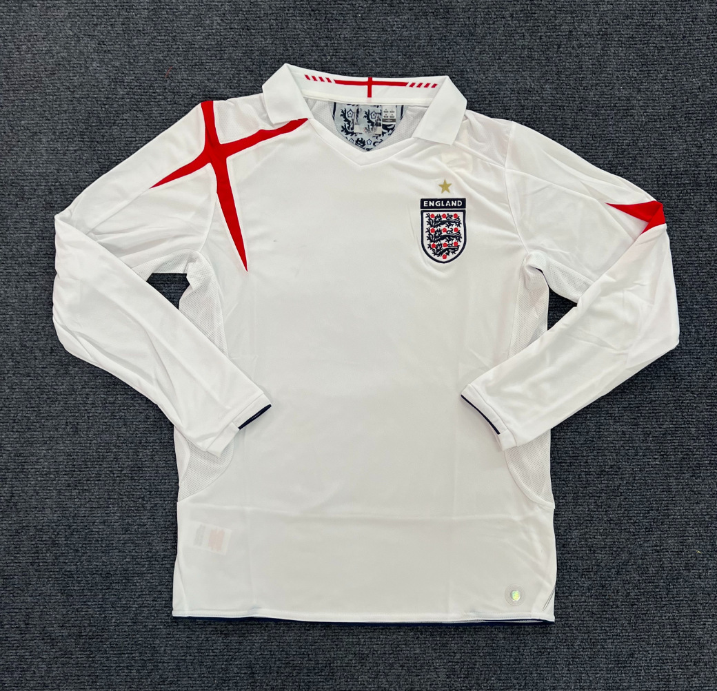 Umbro x England Retro 2003/05 Home Long Sleeve Jersey White