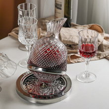 醒酒器欧式高档奢华水晶玻璃高脚红酒杯子创意不倒翁葡萄家用套装