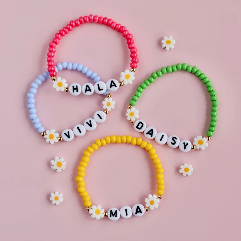 European and American Girls' Bracelet New Style Taylor Taylor Friendship Seed Bead Bohemian Daisy Swiftie Bracelet