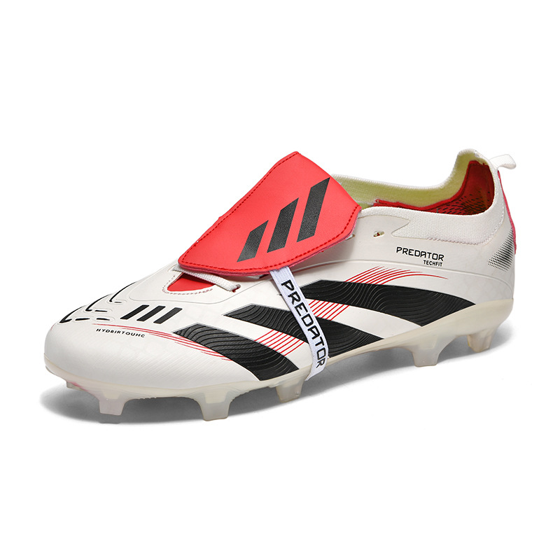 Adidas Predator Foldover Tongue Football Shoes White Red