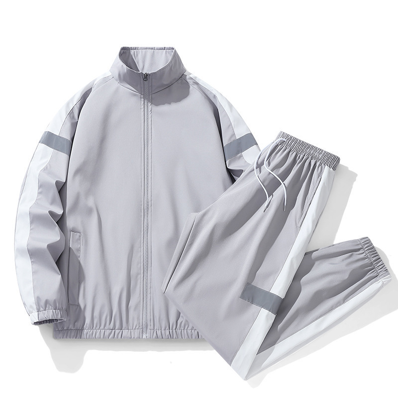Suéter para hombres y mujeres, moda coreana, primavera y otoño 2023, abrigo de manga larga suelto, pareja deportiva casual, dos piezas.