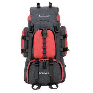 Cross-Border Supply Manufacturer Outdoor Large Backpack for Men and Women Hiking Backpack 55L Waterproof Mountaineering Bag Breathable