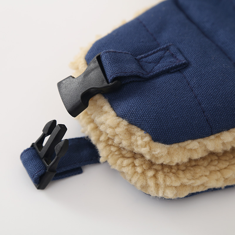 Chapeau de trappeur Lei Feng pour hommes et femmes, chapeau d'hiver de style coréen pour vélo électrique, chapeau de protection des oreilles, chapeau en coton chaud du nord-est, chapeau de pilote de moto_voghion.com