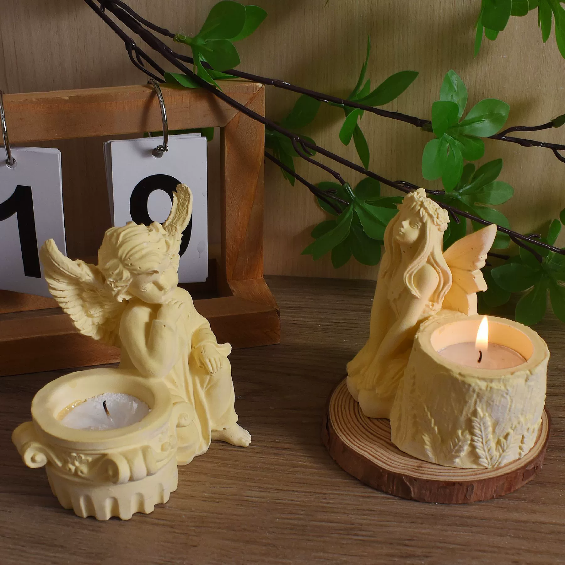 Свеча-фея, силиконовая форма, цветочный горшок, handmade, оптовый