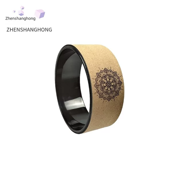 Cork Yoga Wheel Bend New Yoga Massage Wheel Auxiliary Wheel for Beginners Pilates Ring Dharma Wheel