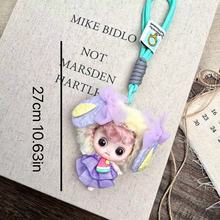 可爱穿衣萝莉娃娃钥匙扣玩偶少女心娃娃公仔挂件汽车钥匙背包挂饰