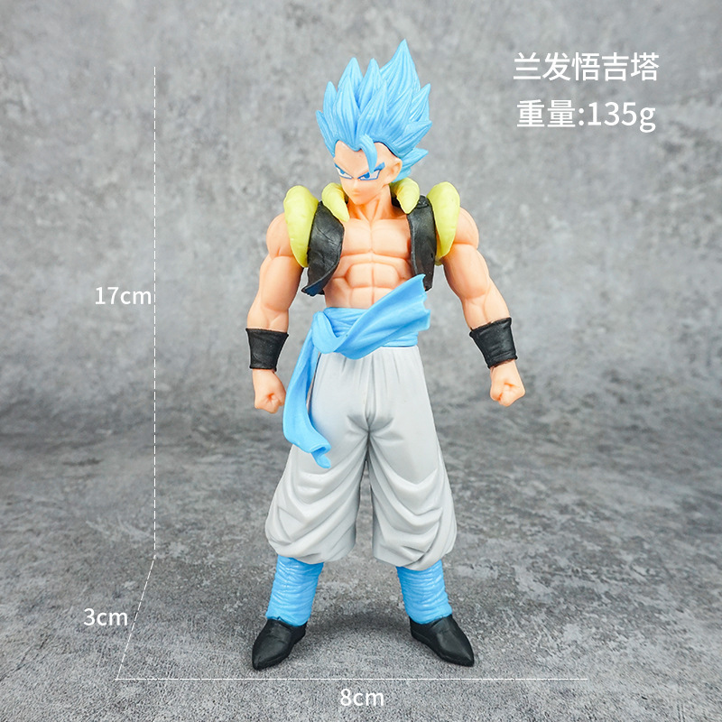 ドラゴンボール家族ポートレート悟空カカロットフィギュアサイヤ人ベジータスーパーブルー人形周辺誕生日ギフト|undefined