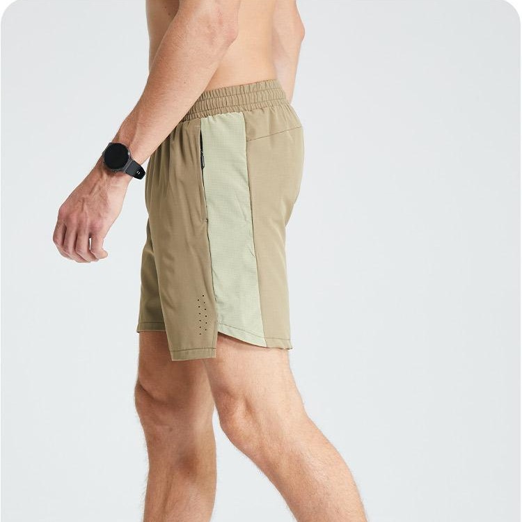 Pantalones cortos deportivos transfronterizos para hombres, verano, secado rápido, entrenamiento transpirable, baloncesto, pantalones deportivos para correr, pantalones cortos perforados con láser de cinco puntos
