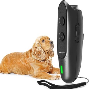 Dog Repeller Dog Training Device Ultrasonic Dog Repeller Handheld Bark Stopper Portable Multifunctional Anti-Barking Pet Supplies