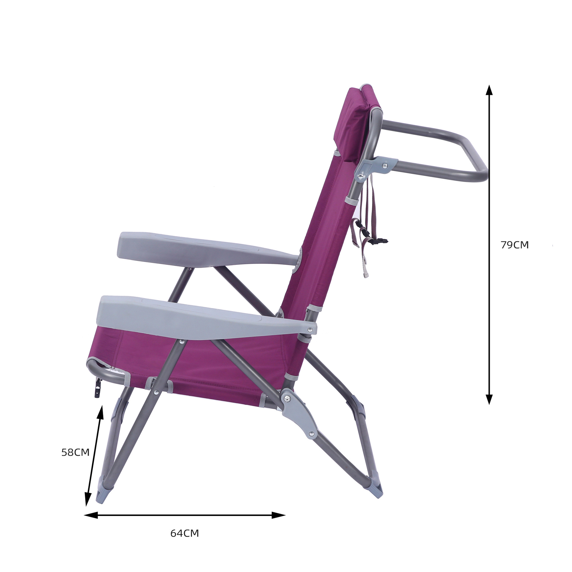 Silla de relajación plegable portátil, silla de siesta, silla de respaldo, silla de balcón casera, silla de ocio, cama de almuerzo de oficina