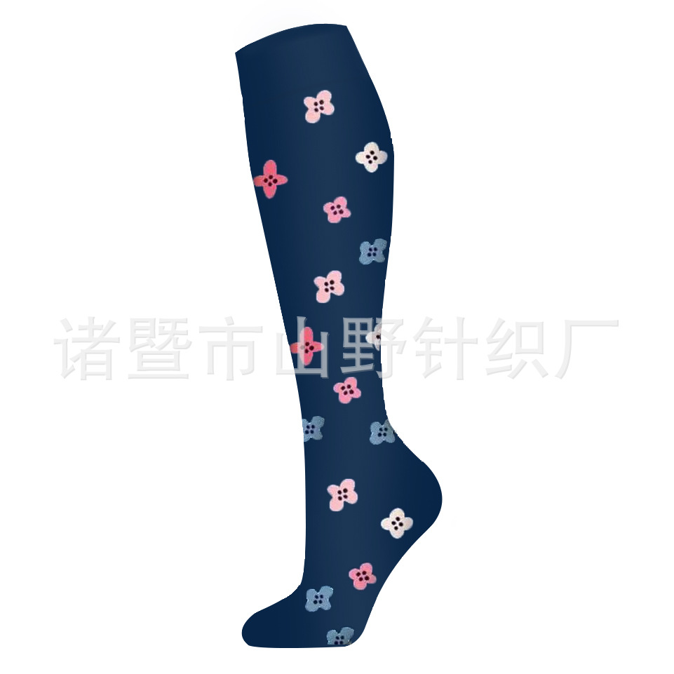 Calcetines Largos de Compresión Deportivos 200N de Nailon, Respirable y Absorción del Sudor, para Correr image 48