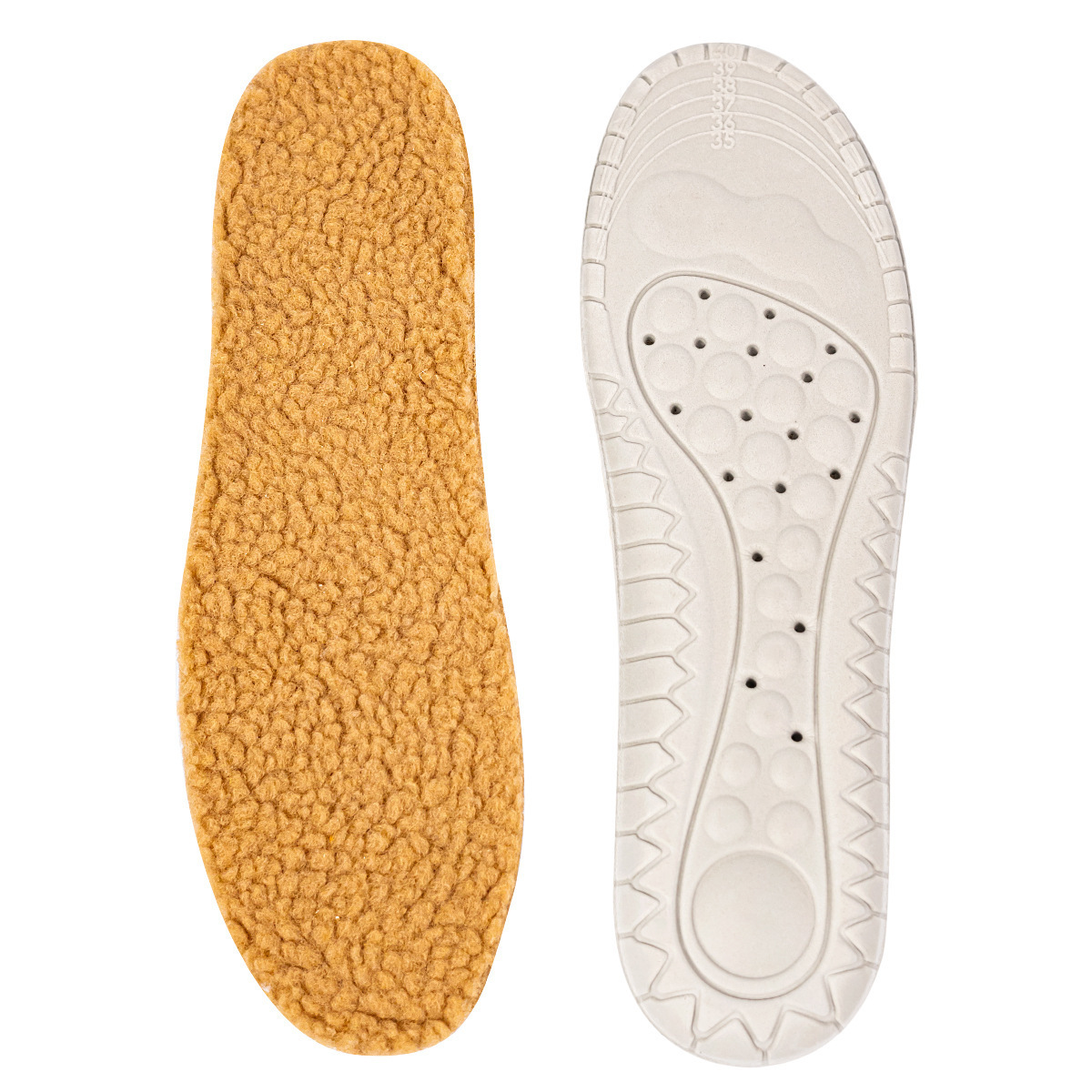 Footprint premium insolelas de látex caliente para mujeres pisar mierda cachemire espeso invierno lana super suave nieve