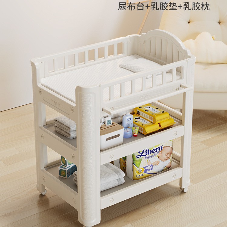 Babyviva pañales para bebés, tabla de cambio de pañales para bebés, tabla de baño, cama móvil para recién nacidos