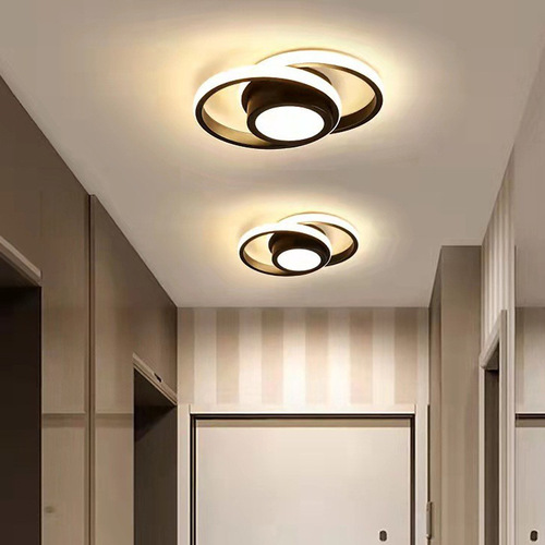 Simple entryway balcony ceiling lamp, corridor light, hallway light, entrance hall LED lighting for wardrobe