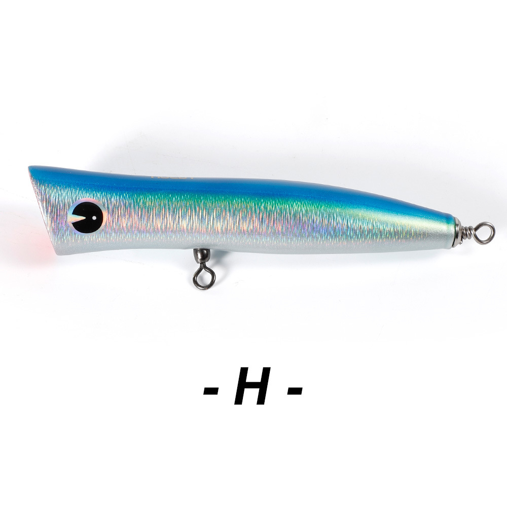 Noeby/noeby 18cm/80g cebo mar pesca madera ola escalada cebo luya cebo popperlure arma de oro GT cebo