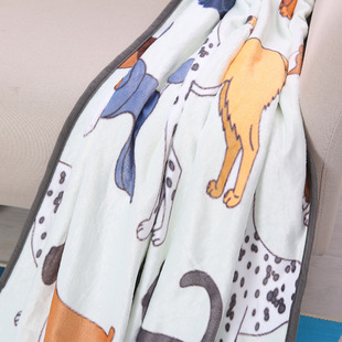 Фланелевое мультяшное одеяло, сделано на заказ, подарок на день рождения, оптовые продажи
