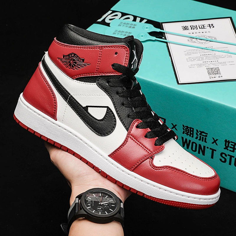 Высокие баскетбольные кроссовки (Air Jordan) для подростков, кроссовки высотой над щиколоткой, размеры 35–44