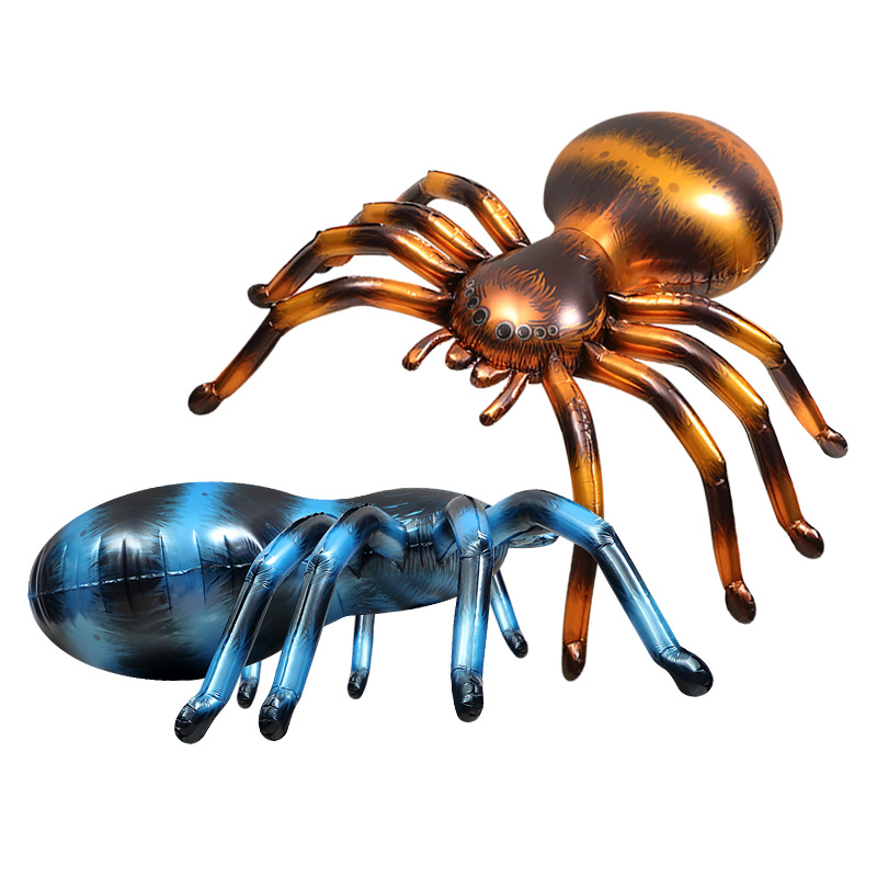 Halloween decoration party layout props toy balloon 4D three dimensional standing giant spider cartoon horror balloon_voghion.com