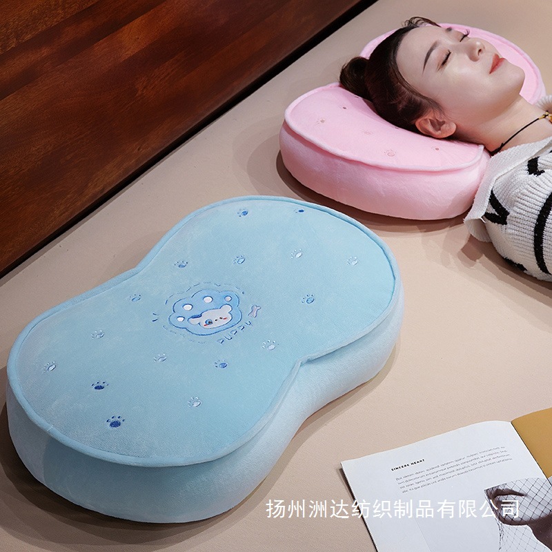 Verano almohada de vientre de hielo almohada de memoria almohada de cuello de algodón dormitorio de estudiantes almohada única almohada de almuerzo para niños caseros