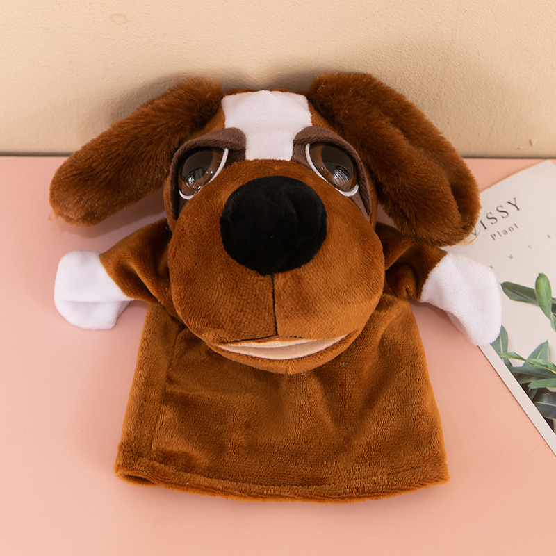 Marionetas de mano para animales de peluche con boca móvil – para jardín de infantes, venta en Amazon transfronterizo. image 27
