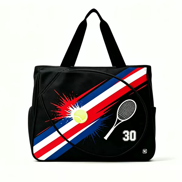 2026 new cross-border tennis bag, large capacity, single-shoulder badminton bag, pickleball bag, stylish design, with a separate shoe compartment