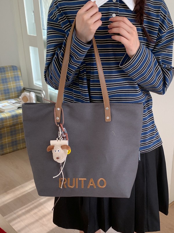 Bolsas transfronterizas para mujeres 2026 ventas calientes nuevas bolsas de lona casuales de gran capacidad, bolsas de hombro de moda para viajar.