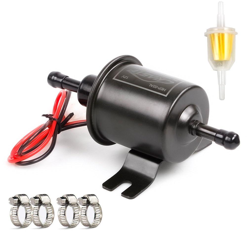Car Modification HEP-02 AElectronic Oil Pump Diesel Fuel Pump12 VAgricultural Tractor Black Upgrade