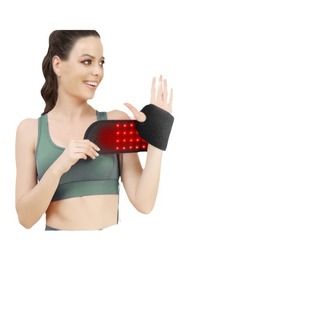 Amazon New Red Light Physiotherapy Wrist Band Home Soothing 48 Double Chip led Wrist Band Red Light Hot Compress