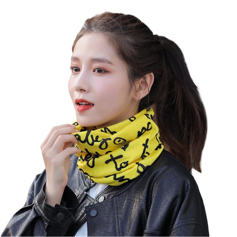 Cold-proof Warm-keeping Varied Neck Pullover Autumn and Winter Stack Cap Cashmere Neck Sleeve Multifunctional Knitted Men's and Women's Twisted Cap