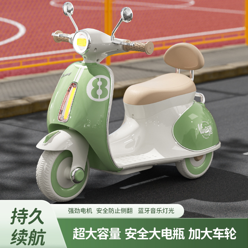Three-wheel electric toy car with seat, motorcycle, Birthday gift, remote control