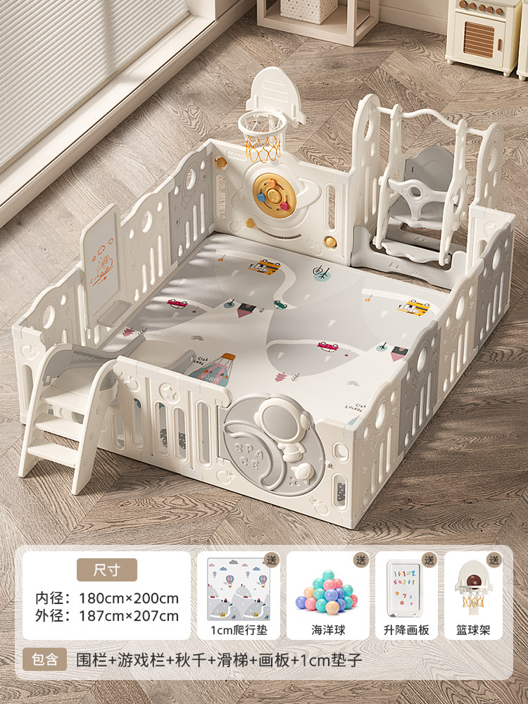 Bebé juego valla bebé valla gateando niños interior hogar niños gateando estera valla sala de estar