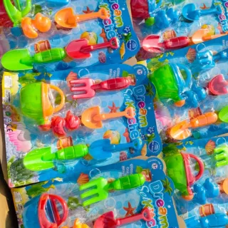 过家家玩具花洒工具套装两元店批发沙滩铲奖品庙会批发