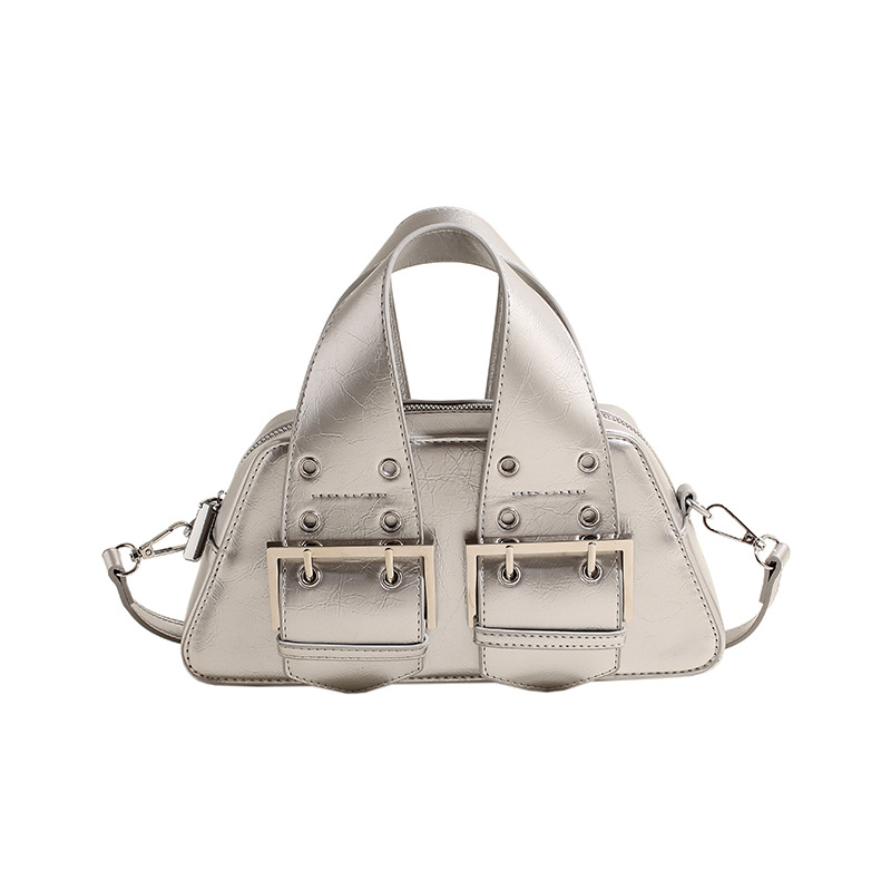 Bolso retro estilo Hong Kong 2025 verano nuevo bolso femenino diseño de nicho bolso de hombro bolso de mensajero de alta gama